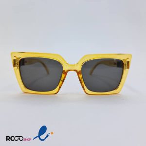 عکس از عینک آفتابی با فریم و نارنجی و شفاف و عدسی دودی تیره برند باربری مدل D21287