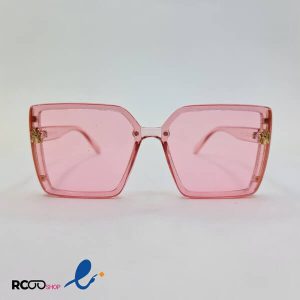 عکس از عینک شب مربعی با فریم و عدسی صورتی برند گوچی ایتالیا مدل D21274