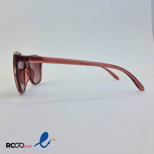 عکس از عینک آفتابی با فریم پروانه ای و رنگ زرشکی مناسب برای خانم ها مدل 324-978