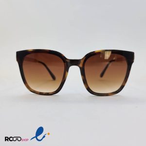 عکس از عینک آفتابی مربعی با فریم چند رنگ و کائوچویی مدل 326-535