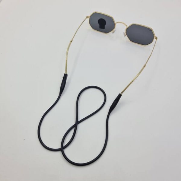 عکس از بند عینک سیلیکونی با رنگ مشکی و ضد حساسیت مدل 991438