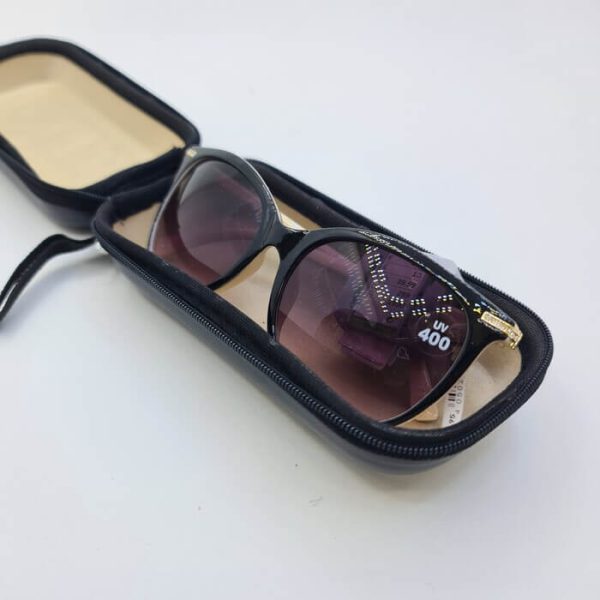 عکس از کیف عینک برند دیور dior از جنس چرم و مشکی رنگ مدل 991460