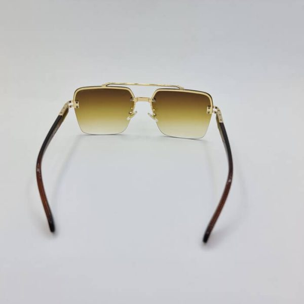 عکس از عینک آفتابی dita grand-evo two فریم طلایی و عدسی قهوه ای مدل 10153
