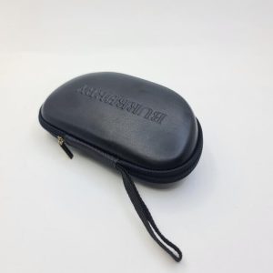 عکس از قاب عینک باربری BURBERRY بیضی شکل مشکی از جنس چرم مدل 991546