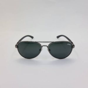 عکس از عینک دودی برند Cartier با دسته چوبی و فریم نوک مدادی مدل 125C2