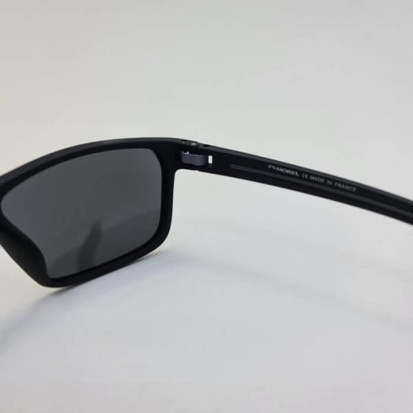 عکس از عینک آفتابی پلاریزه با فریم کائوچو مشکی برند اوگا oga مدل 9231