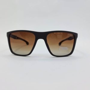عکس از عینک آفتابی پلارایز برند کررا Carrera با فریم قهوه ای مات مدل P2214
