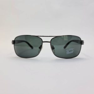عکس از عینک آفتابی برند پرسول Persol با فریم نوک مدادی و دسته فنری مدل PO3085S