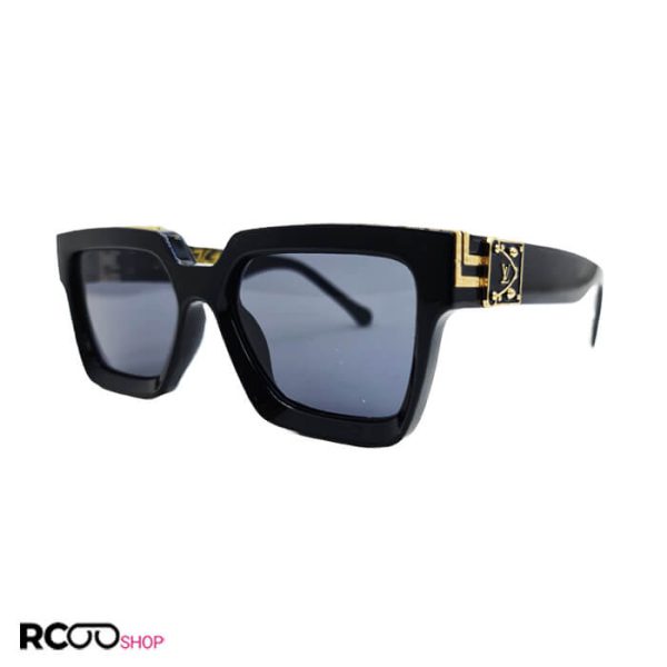 عکس از عینک آفتابی طرح میلیونر با فریم مشکی برند لویی ویتون lv مدل m96006