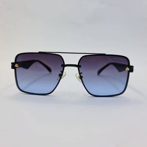 عکس از عینک آفتابی با فریم و دسته مشکی و عدسی سایه روشن برند میباخ مدل 22036