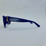 عکس از عینک آفتابی تیم استقلال با عدسی آینه ای طلایی و فریم آبی مدل RFOO-1-4