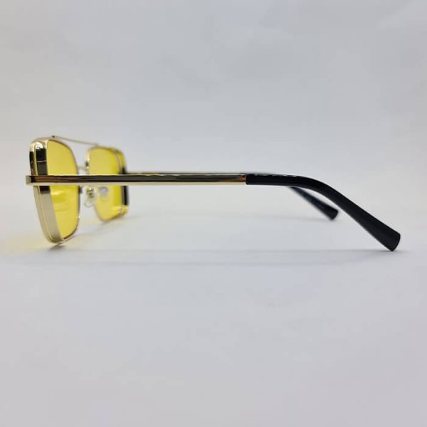 عکس از عینک دید در شب ditiai با فریم طلایی و عدسی زرد رنگ مدل 9550
