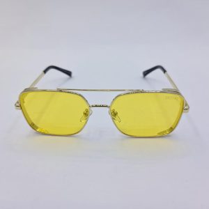 عکس از عینک دید در شب DITIAI با فریم طلایی و عدسی زرد رنگ مدل 9550
