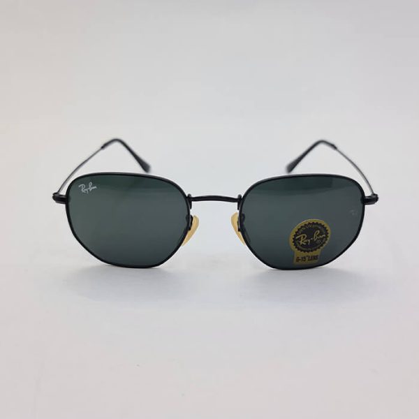 Black frame and dark uv400 lens ray ban sunglasses model 3548 bl 7