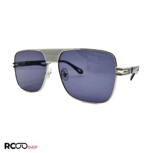 عکس از عینک آفتابی میباخ با فریم نقره ای و پل بینی خاص و فلزی مدل 2212