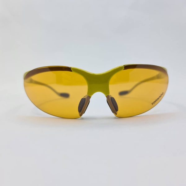 عکس از عینک ورزشی tornado با فریم و عدسی زرد رنگ مدل tp405001