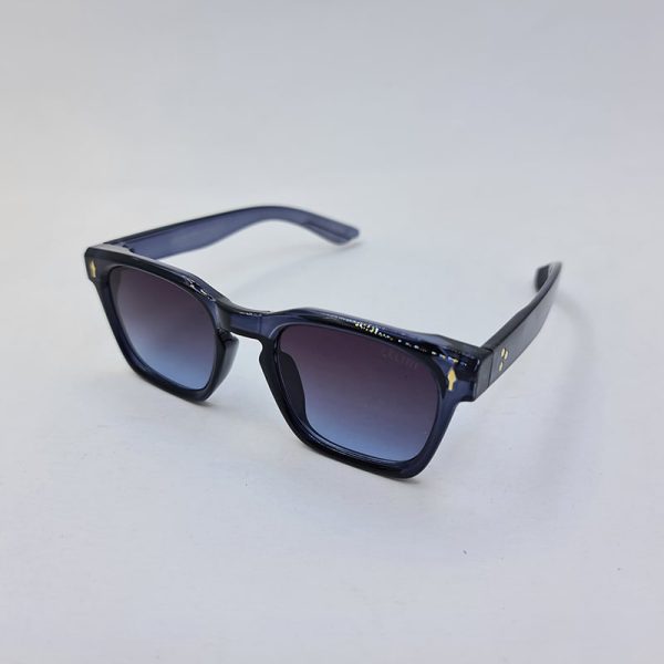 عکس از عینک آفتابی مربعی برند سلین با فریم و عدسی آبی رنگ مدل m65020