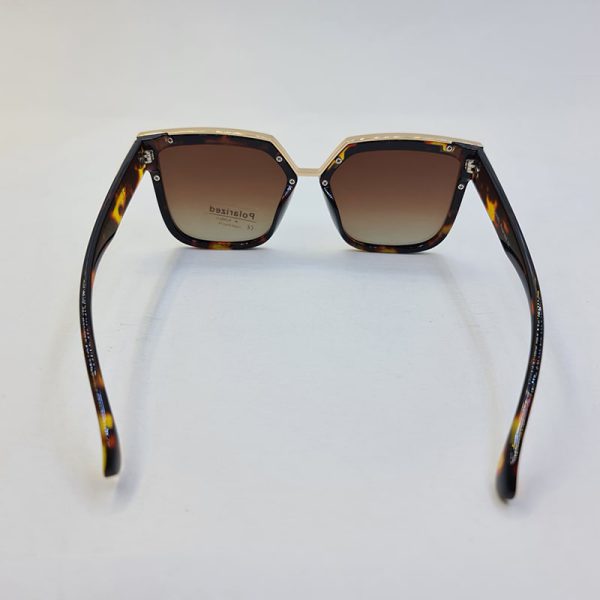 عکس از عینک آفتابی پلاریزه شنل با فریم و دسته قهوه ای چندرنگ (هاوانا) رنگ مدل p6809