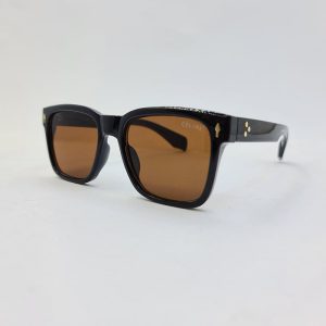عکس از عینک آفتابی CELINE با فریم و عدسی قهوه ای رنگ و مربعی شکل مدل M6509