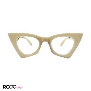 عکس از عینک آفتابی و عینک بلوکات برند دیور با فریم گربه ای و کرمی مدل 40