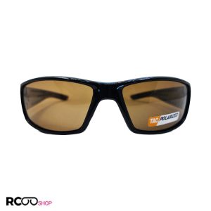 عکس از عینک ورزشی پلاریزه با فریم مشکی و عدسی قهوه ای رنگ مدل 570046 tac