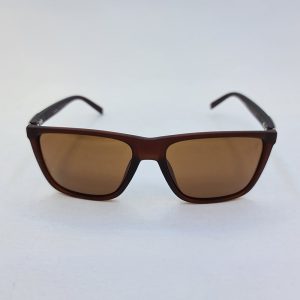 عکس از عینک آفتابی پلار و آنتی رفلکس با فریم قهوه ای و دسته فنری اوگا مدل 7905