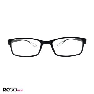 عکس از عینک مطالعه با نمره +1. 75 با فریم مشکی، نشکن و بسیار انعطاف پذیر مدل 51