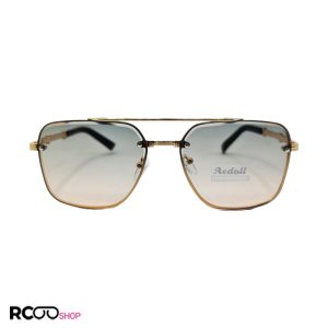 عکس از عینک آفتابی برند aedoll با فریم طلایی رنگ و عدسی دو رنگ مدل 6074