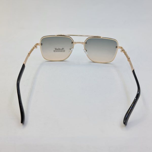 عکس از عینک آفتابی برند aedoll با فریم طلایی رنگ و عدسی دو رنگ مدل 6074