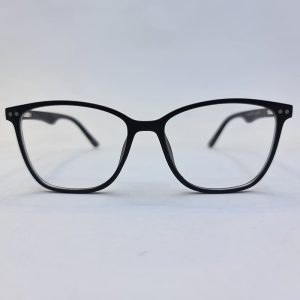 عکس از فریم عینک 5 کاوره مربعی شکل با فریم مشکی رنگ با دسته فنری مدل TR2360