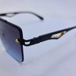 عکس از عینک آفتابی Maybach با فریم مشکی فلزی و دسته مشکی کائوچو مدل GZ1290