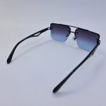 عکس از عینک آفتابی Maybach با فریم مشکی فلزی و دسته مشکی کائوچو مدل GZ1290