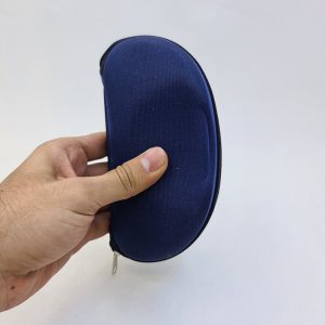 عکس از قاب عینک بزرگ با رنگ آبی و از جنس پارچه مدل 991814
