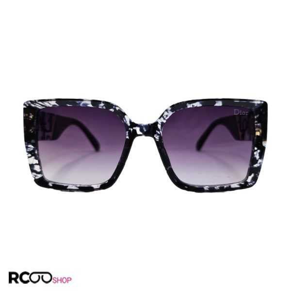 Butterfly frame and black handle and dark uv protection lens dior sunglasses model 6818 ch 1