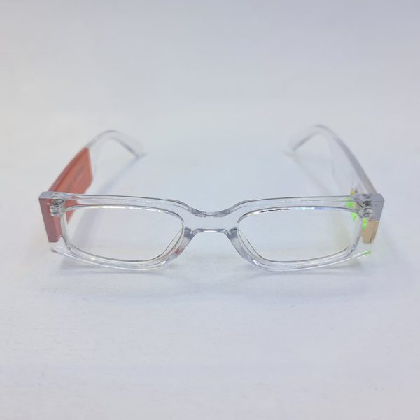 عکس از عینک دید در شب با دسته تراز دار، فریم و عدسی بی رنگ و شفاف مدل 21090