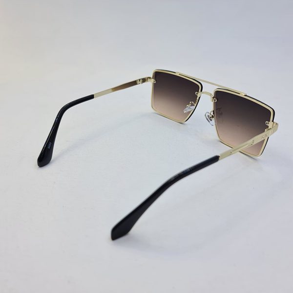 Golden frame and brown uv protection lens ditiai sunglasses model 9683 br 2