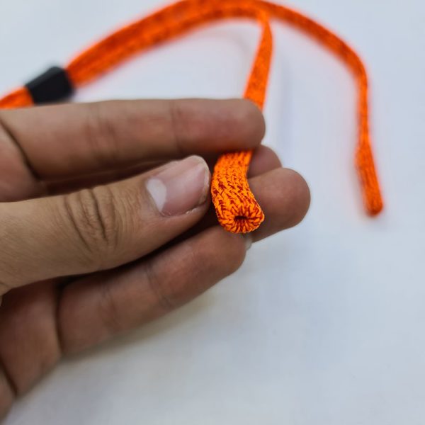 عکس از بند عینک جورابی با رنگ نارنجی و اندازه 60 سانتی متر مدل 991877