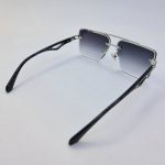 عکس از عینک آفتابی Maybach با فریم نقره ای فلزی و دسته مشکی کائوچو مدل GZ1290