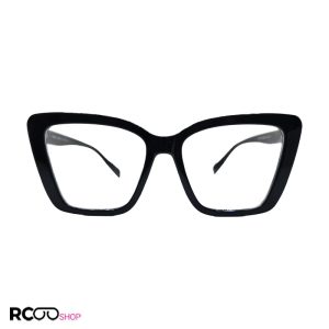 عکس از فریم عینک طبی گربه ای شکل با رنگ مشکی مارک فندی مدل tr2126