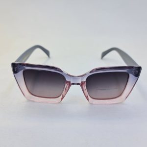 عکس از عینک آفتابی پلاریزه با فریم رنگ آبی و صورتی و دسته طوسی Celine مدل P8807
