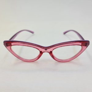 عکس از فریم عینک طبی چشم گربه ای با رنگ صورتی و طلایی برند GUCCI مدل G10A