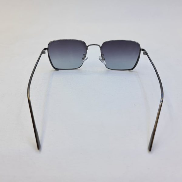 عکس از عینک دودی ditiai با فریم فلزی و نوک مدادی و عدسی سایه روشن مدل 9578
