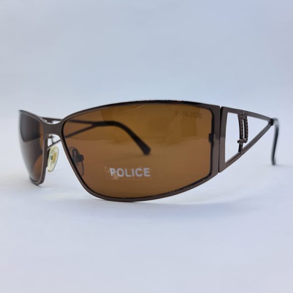 عکس از عینک افتابی زنانه خلبانی برند پلیس با فریم مسی رنگ و لنز قهوه ای مدل p5968