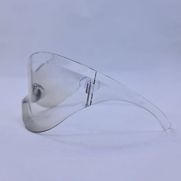 عکس از عینک دید در شب فشن، فریم لس با لنز بی رنگ و طرح نقاب مدل ng