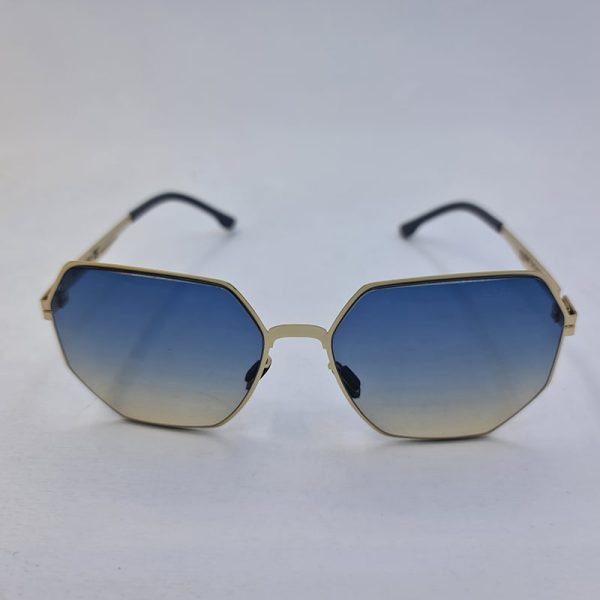 عکس از عینک آفتابی ایس برلین با فریم هندسی و عدسی آبی و قهوه ای مدل ps18033