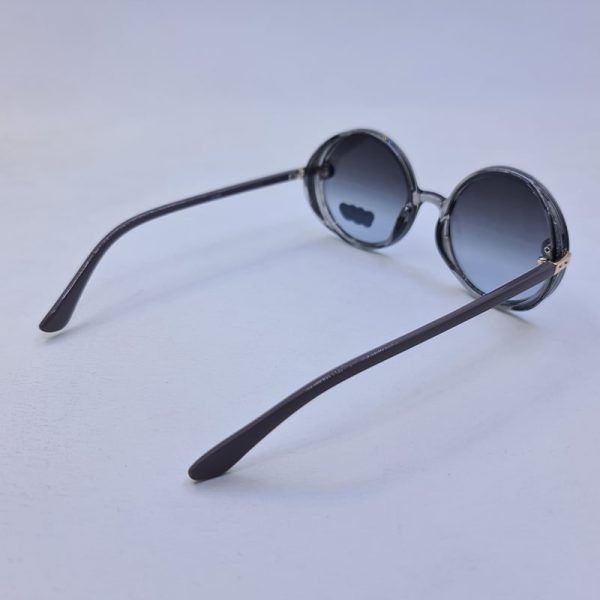 عکس از عینک آفتابی بچه گانه با فریم گرد، شاین دار و خاکستری رنگ مدل 3088