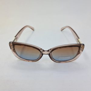 عکس از عینک آفتابی باربری با فریم گربه ای و عسلی و عدسی دو رنگ و پلاریزه مدل P6814