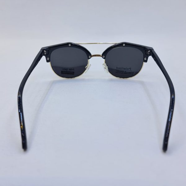 عکس از عینک آفتابی پلار اسپرت با فریم کلاب مستر، مشکی و طلایی رنگ مدل p558