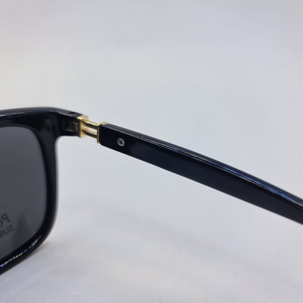 عکس از عینک آفتابی پلاریزه مربعی و مشکی رنگ پلار اسپرت با عدسی دودی مدل p6001