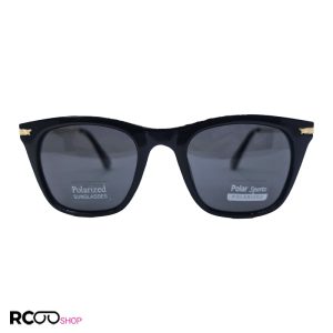 عکس از عینک آفتابی پلاریزه مربعی و مشکی رنگ پلار اسپرت با لنز تیره مدل p6002